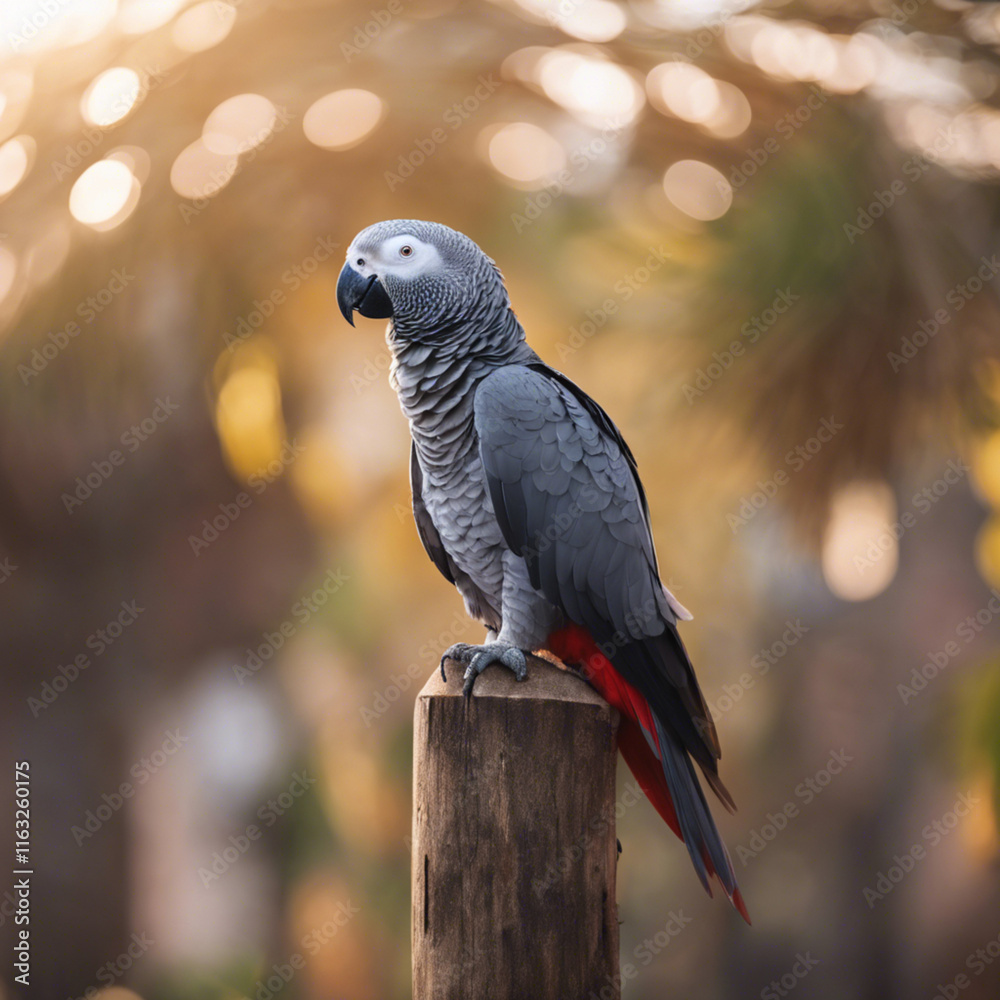 Obraz premium African Grey Parrot