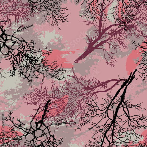 Abstract branch background suitable for home decore and wallpaper purpose

