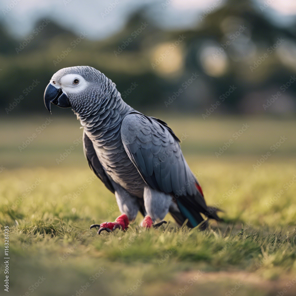 Fototapeta premium African Grey Parrot
