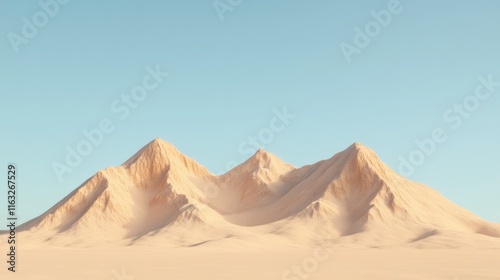 Serene Mountain Landscape Under Clear Sky