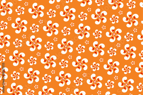 floral color repeating pattern vectors