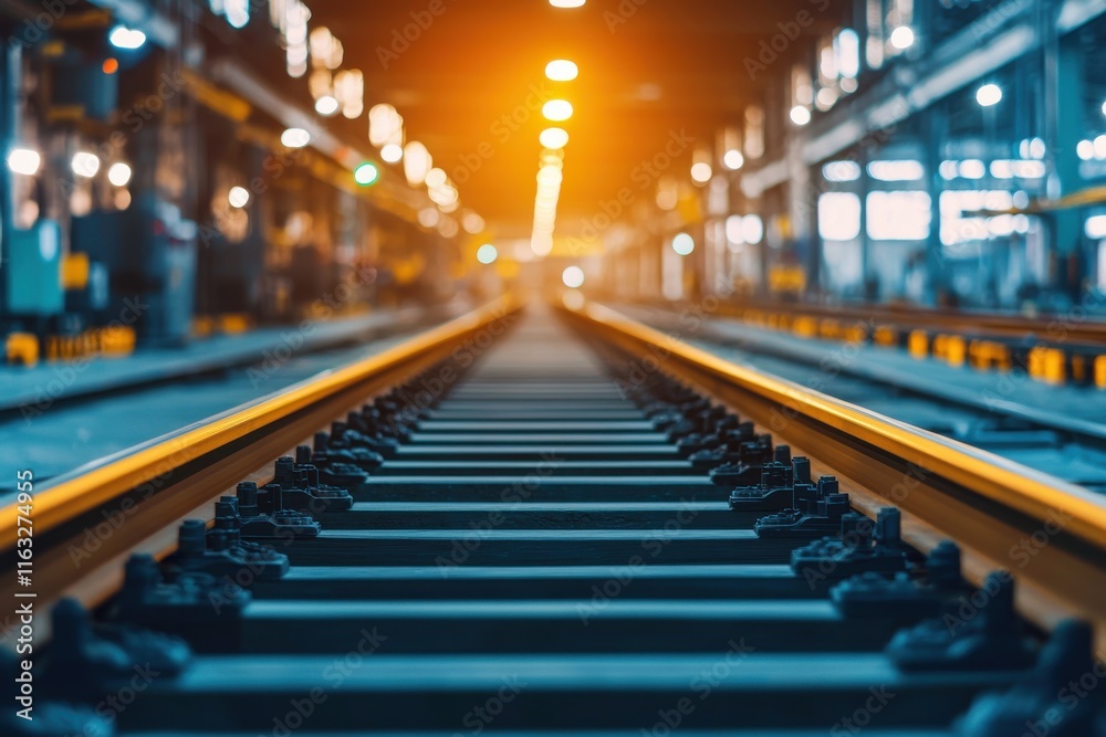 Exploring industrial railways warehouse environment photographic content depth perspective urban concept Exploring industrial railways warehouse environment photographic content depth perspective urban concept