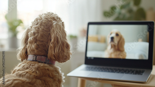 Golden Retriever Video Chat...