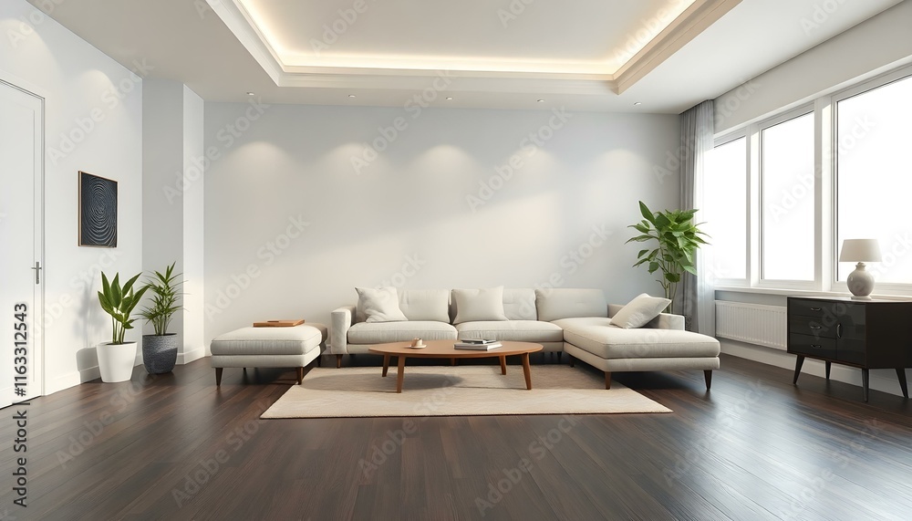 Fototapeta premium Modern Living Room Interior