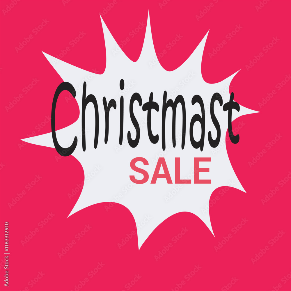 Fototapeta premium Christmast shopping discounts sale banner
