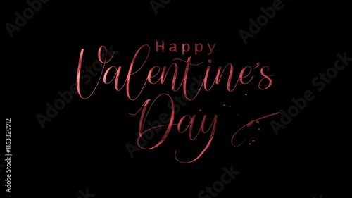 Elegant Happy Valentine's Day Animation for Romantic Celebrations