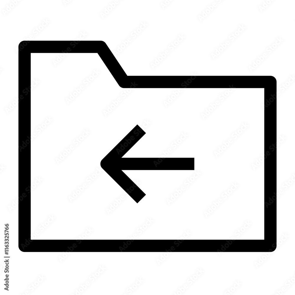 Folder Thin Icon