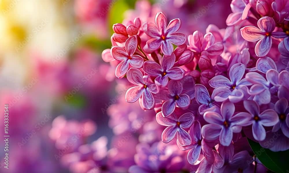 Lilac Blossom in Sunlight: A Springtime Delight Lilac Blossom in Sunlight: A Springtime Delight