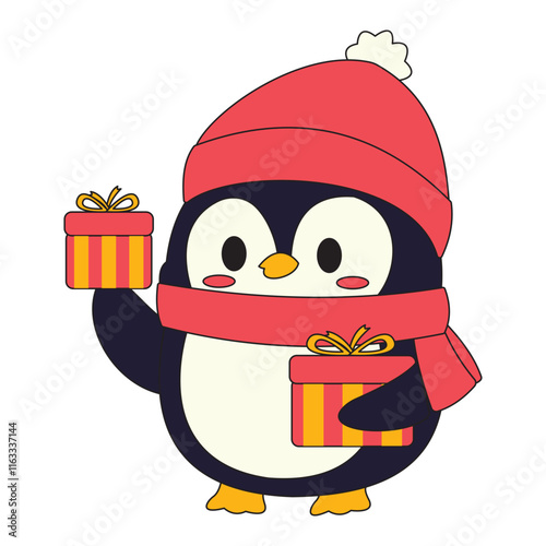 Penguin Bring Gifts