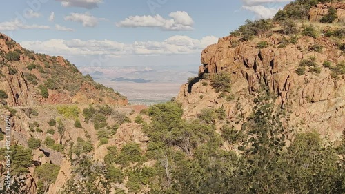 Over the Grand Canyon in the Desert