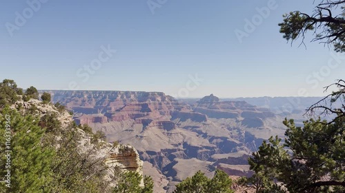 Over the Grand Canyon in the Desert