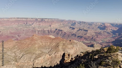 Over the Grand Canyon in the Desert