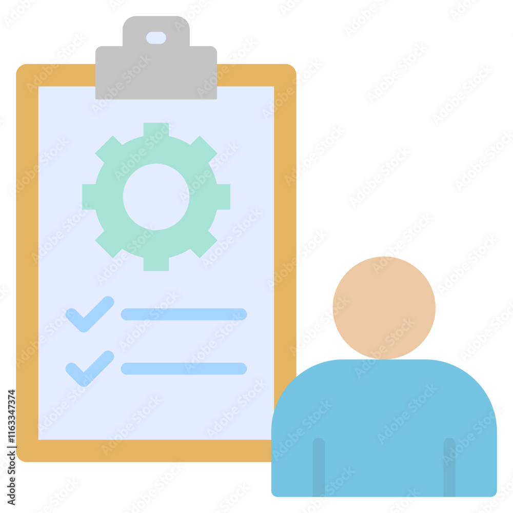 Accountability Flat Icon Accountability Flat Icon