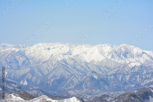 武尊山から見た谷川・越後の山々 photo