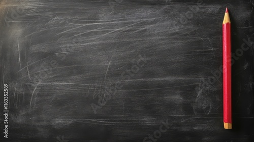 Blank Black Chalkboard Background	