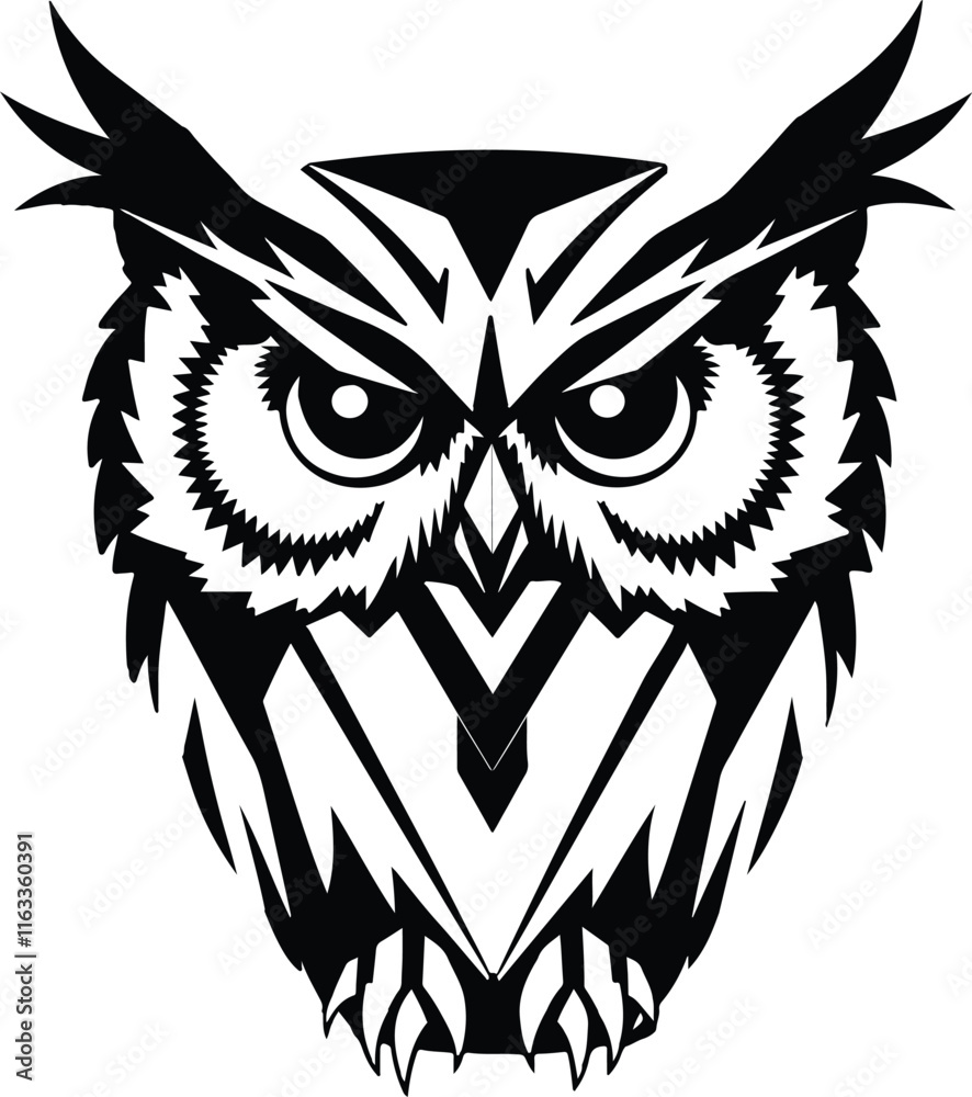 Obraz premium Here's a detailed description for creating an image of a Halloween-themed owl icon alongside other cartoon characters, which can be used for a Halloween ad:**Prompt:** A vibrant Halloween-themed