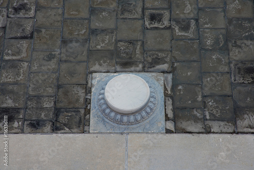 Obraz na płótnie Cornerstone of Xumi Lingjing Site, Summer Palace, Beijing w salonie