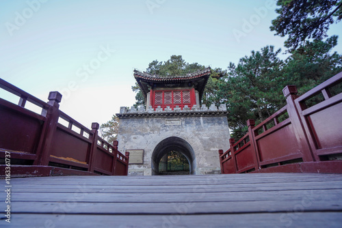 The Great Wall Tower in Summer Palace, Beijing.