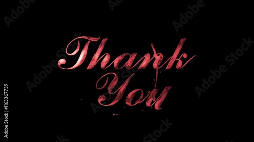 Creative Thank You Animation Lettering for Campaigns and Digital Content