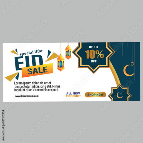 Colorful Big Sale Promotional Banner – Off Discount Ad Design