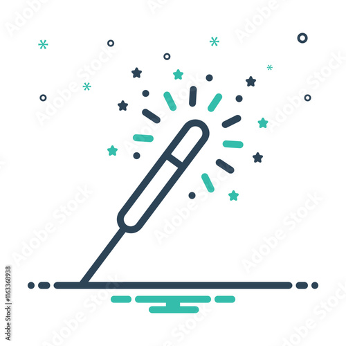 Mix icon for sparkler