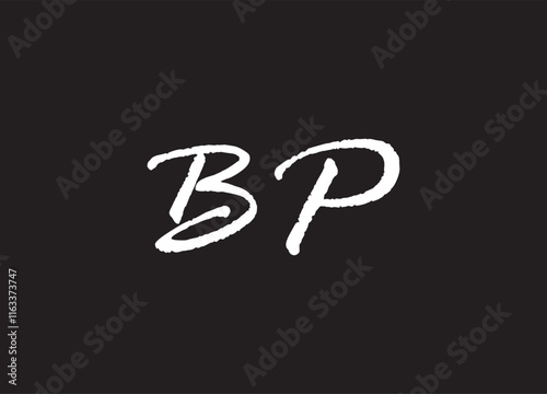 BP letter logo and initial logo design