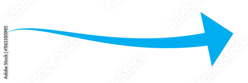 Curve  arrow icon on white background. flat style. arrow icon for your web site design, logo, app, UI. arrow indicated the direction symbol. curved arrow sign.