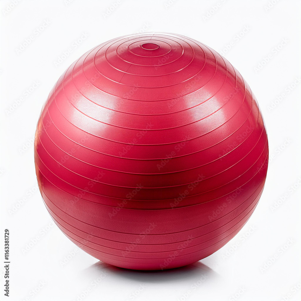 Balance ball for excercise. Isolated on white background. Balance ball for excercise. Isolated on white background.