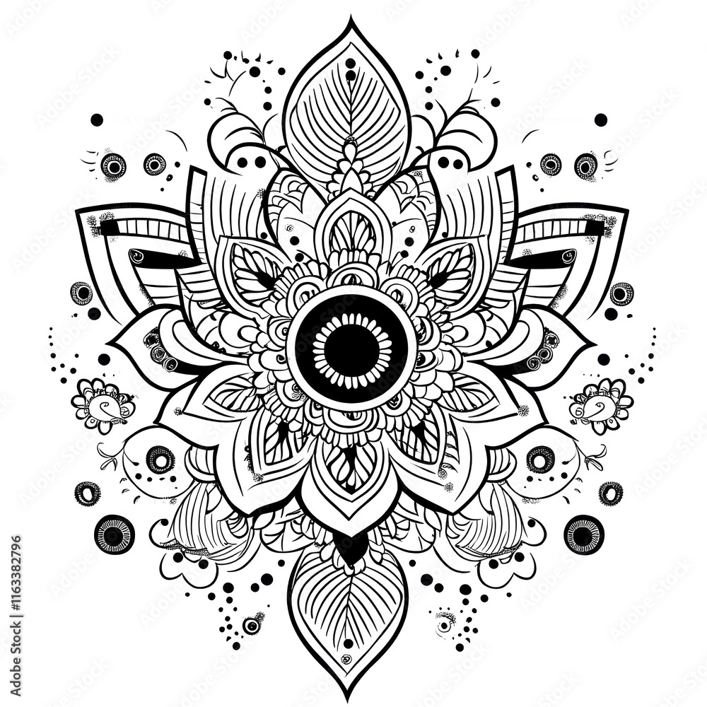The Art of Balance Mandala Design . The Art of Balance Mandala Design .