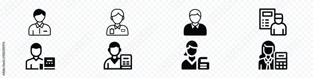 Bookkeeping Icon, Accounting service line icon, Bookkeeping or Accounting Icon set Bookkeeping Icon, Accounting service line icon, Bookkeeping or Accounting Icon set