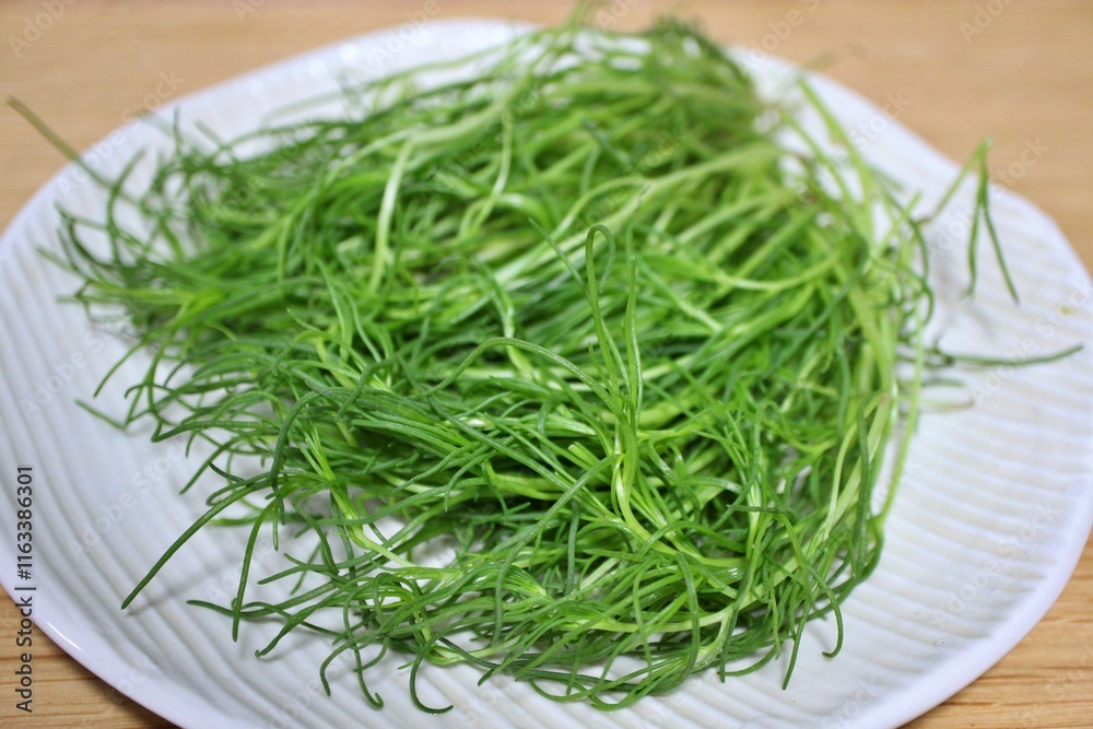 Japanese ingredients: okahijiki (land seaweed) Japanese ingredients: okahijiki (land seaweed)