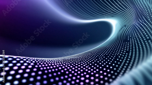 Background, PPT background, white laser grid pattern on a monochromatic dark background, visual harmony, elegant style