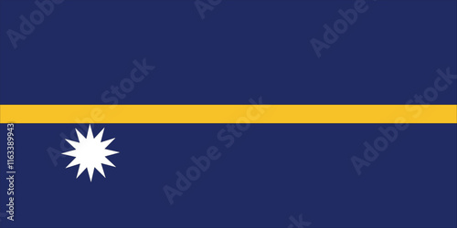  Nauru national flag, Symbol of patriotism and freedom.