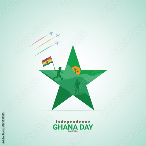 Independence Ghana Day . Ghana Day creative Design for social media post