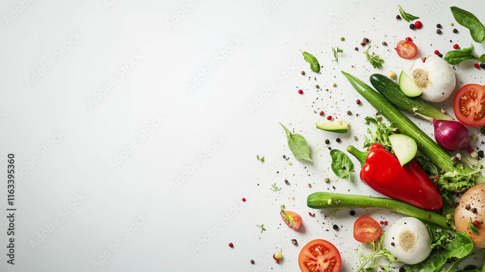Fresh Vegetable Banner Full Background with Organic Assorted Vegetables Vibrant Colorful Farm Produce
Fresh Vegetable Banner Full Background with Organic Assorted Vegetables Vibrant Colorful Farm Produce