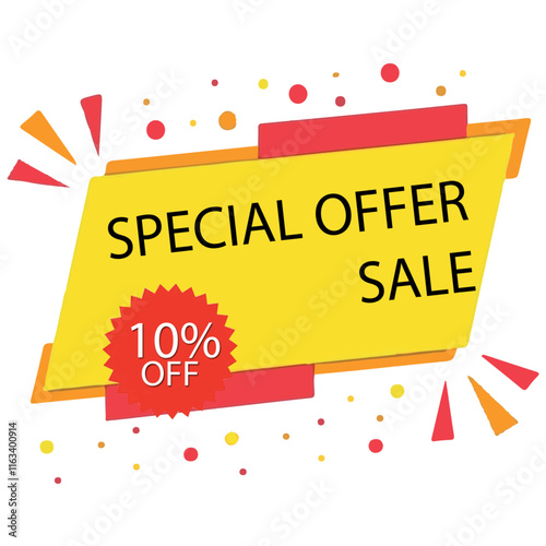 Colorful Big Sale Promotional Banner – Off Discount Ad Design