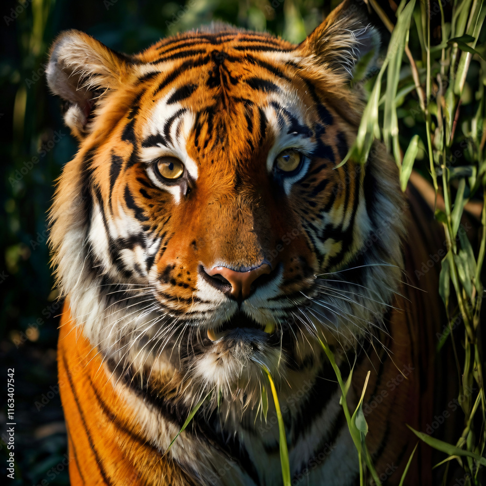 Fototapeta premium portrait of a bengal tiger