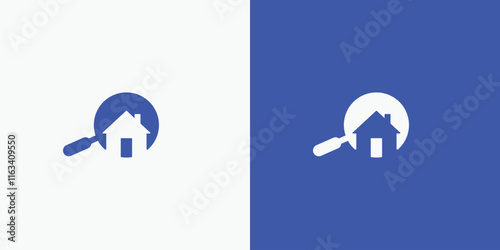 Vector Home Search Logo Design