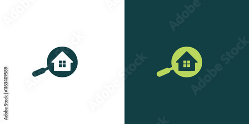 Vector Home Search Logo Design