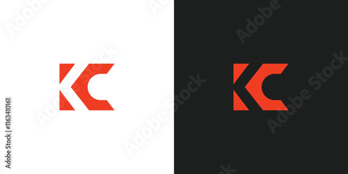 Vector Letter KC Logo Design