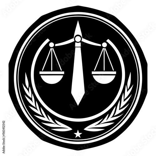 scales of justice vector