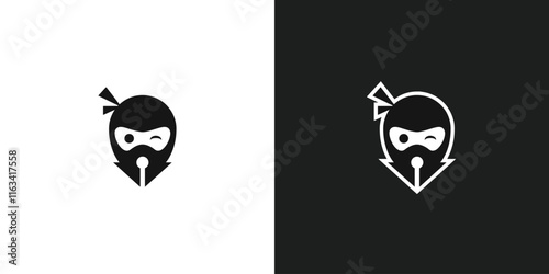 Ninja Graphic for Creative Agency Logo Design