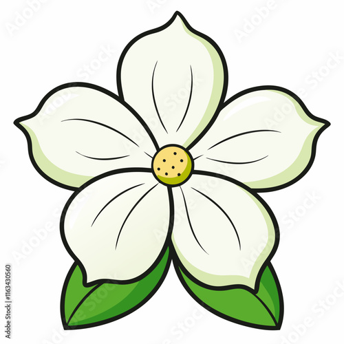 illustration of a dogwood flower