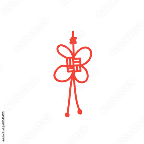 Chinese knot vector