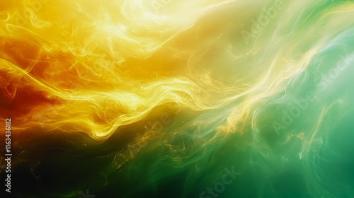 Vibrant Colorful Background with Billowing Smoke Creating a Dreamy Atmosphere Ideal for Artistic and Creative Expressions