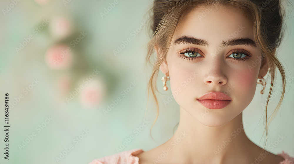 Timeless Beauty Portrait with Natural Makeup and Glowing Skin
Timeless Beauty Portrait with Natural Makeup and Glowing Skin