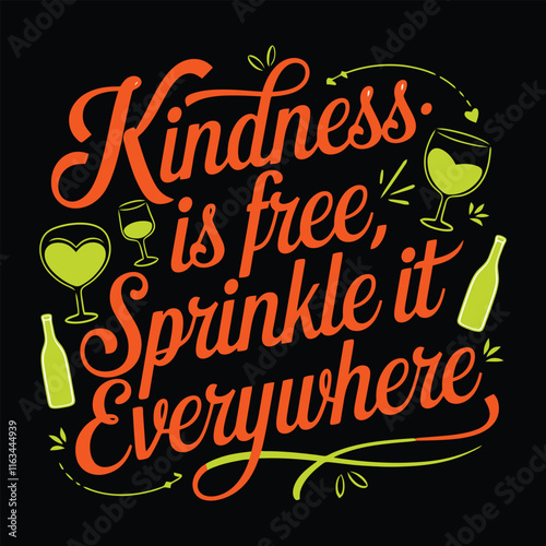 Typography art inspirational quote t  shirt design
