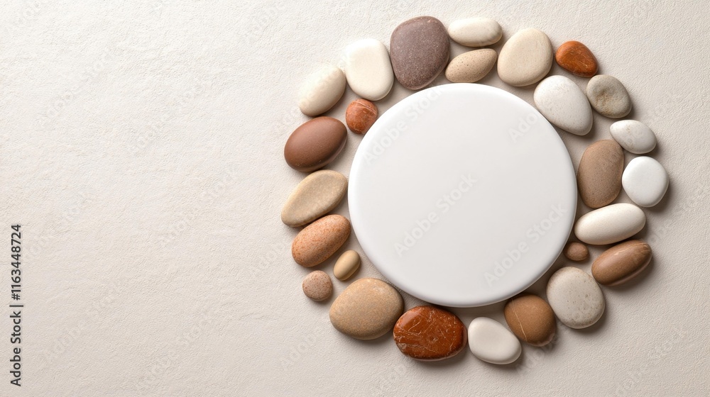 Pebble and Plaster Design for Creative Background. Generative AI Pebble and Plaster Design for Creative Background. Generative AI