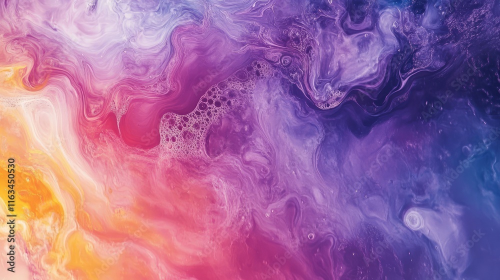 Fototapeta premium Liquid Gradient Energy Artful Waves for Music