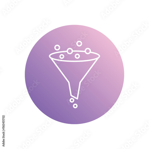 Conversion Rate Optimization icon isolated on a white background. Vector illustration.